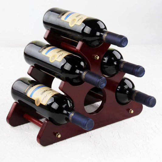 COOLBABY Wooden Wine Rack,European style Creative Wine Rack - COOL BABY