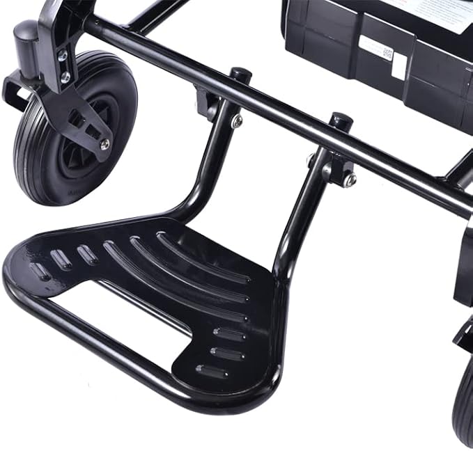 COOLBABY Lightweight Electric Wheelchair for Adults, Fast Foldable Mobility Wheel Chair with 24V 12AH Lithium Battery, Dual 250W Brush motors, 15-20km - COOLBABY