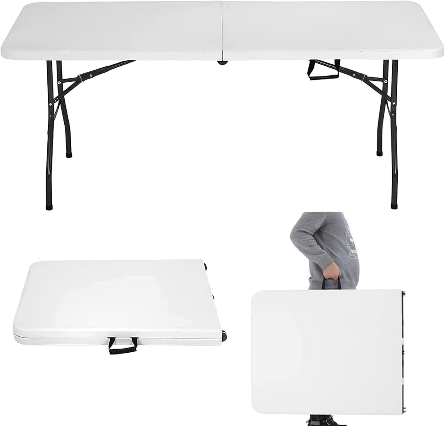 Multi-functional portable picnic folding table outdoor camping table quick demolition design Spring outdoor picnic essential - COOLBABY