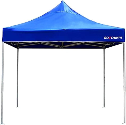 Gazebo 3x3 M Portable event Canopy Tent-Pop Up Instant Shelter Sun Protection Shade for Outdoor Camping Picnics Beach Garden Sports Party-Camping Tent (Blue) - COOLBABY