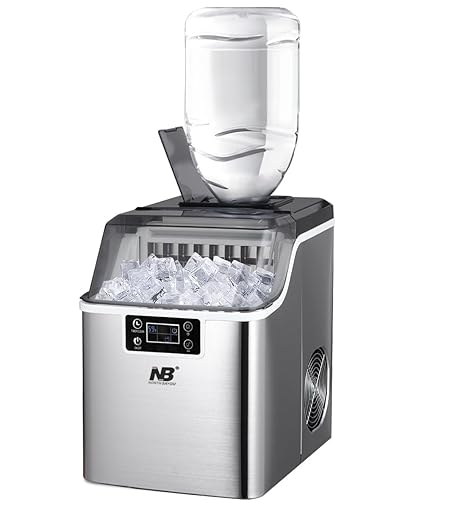Countertop Stainless Steel Ice Maker (45 lbs/day)