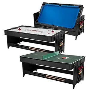 4 in 1 Multi Game Table Hockey Table, Pool Table, Ping Pong Table and Dinning Table - COOLBABY