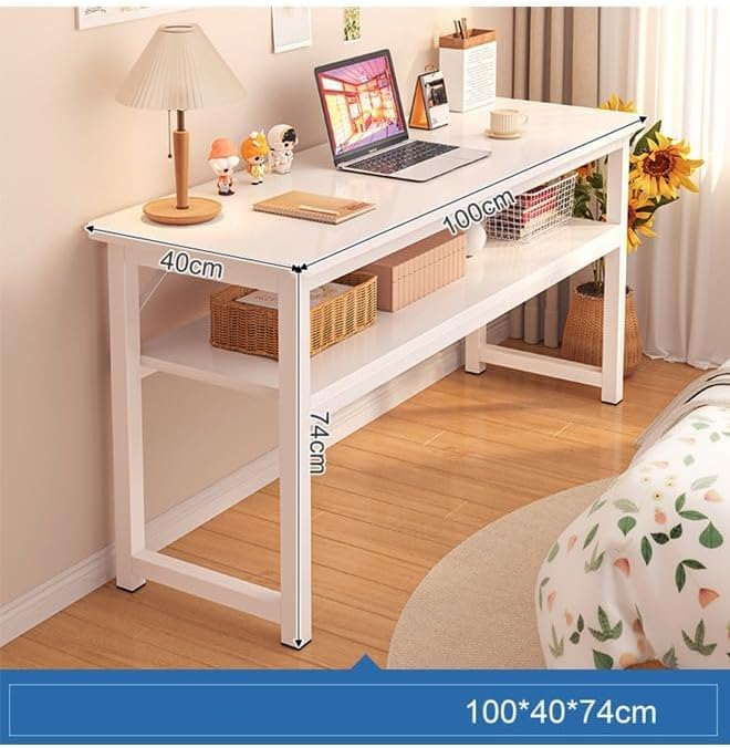 Double Layer Computer And Home Desk Long Table - COOLBABY