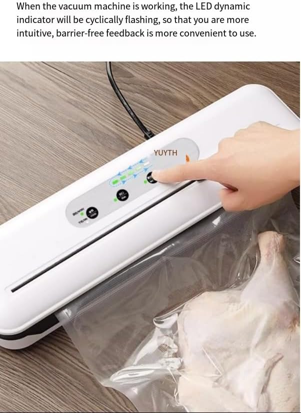 COOLBABY HDD-ZKDBJ2   Vacuum Packer Sealing Machine With Sstarter Automatic Vacuum Sstainless Steel Sealing Mmachine - COOL BABY