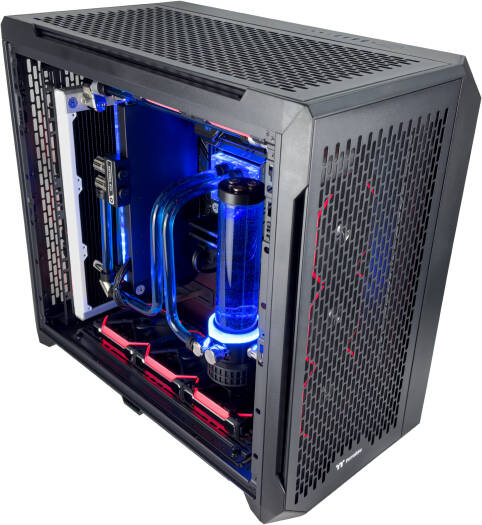 Ultimate Custom Water Cooling Build: AMD Ryzen 9 7900X3D, NVIDIA RTX 4090, 64GB DDR5 RAM, 4TB Gen 4 SSD, 1000W Gold PSU, Dual 360mm Radiators - COOLBABY