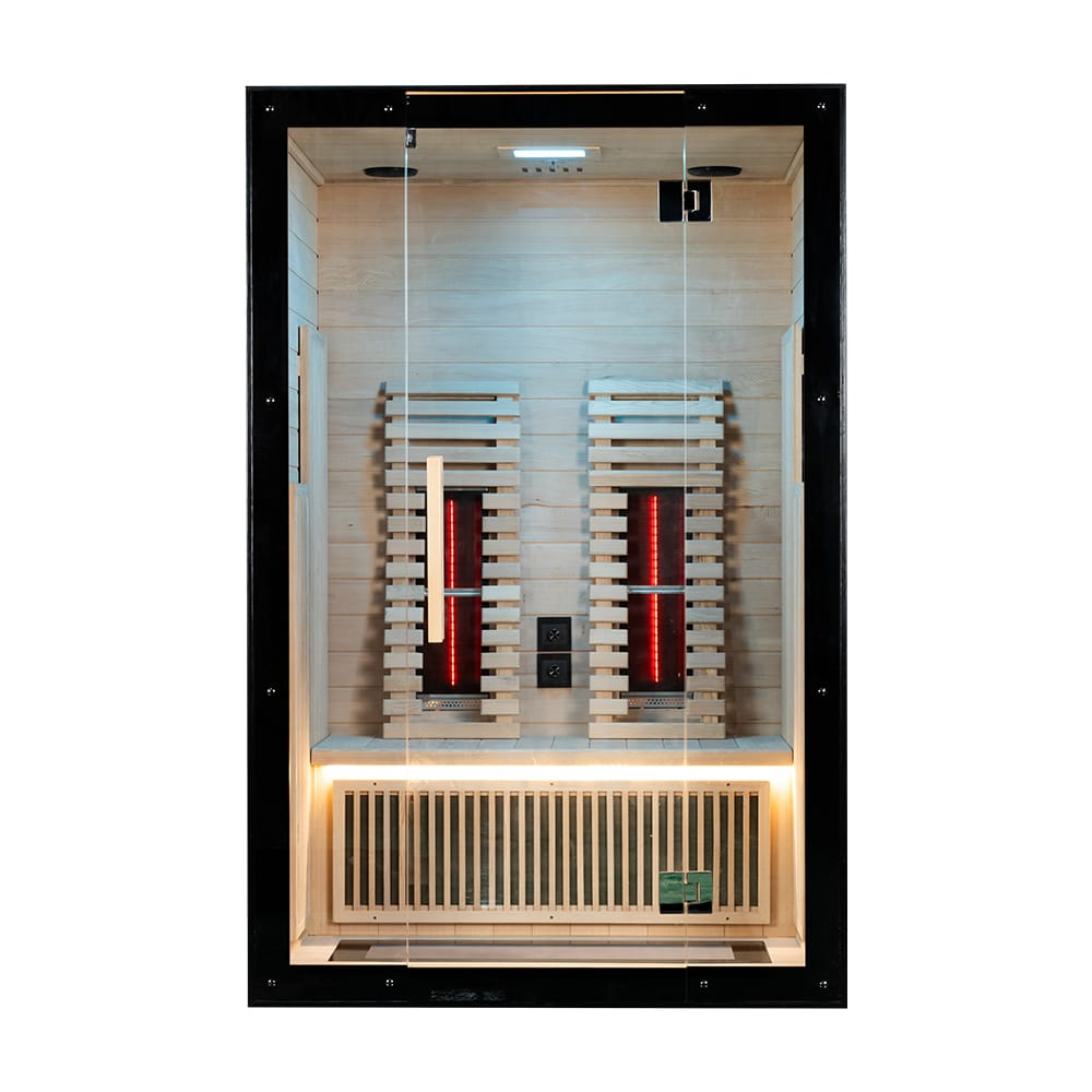 Couple Infrared Sauna With Ceramic Wall Low Emf Far Infrared Heating Panel