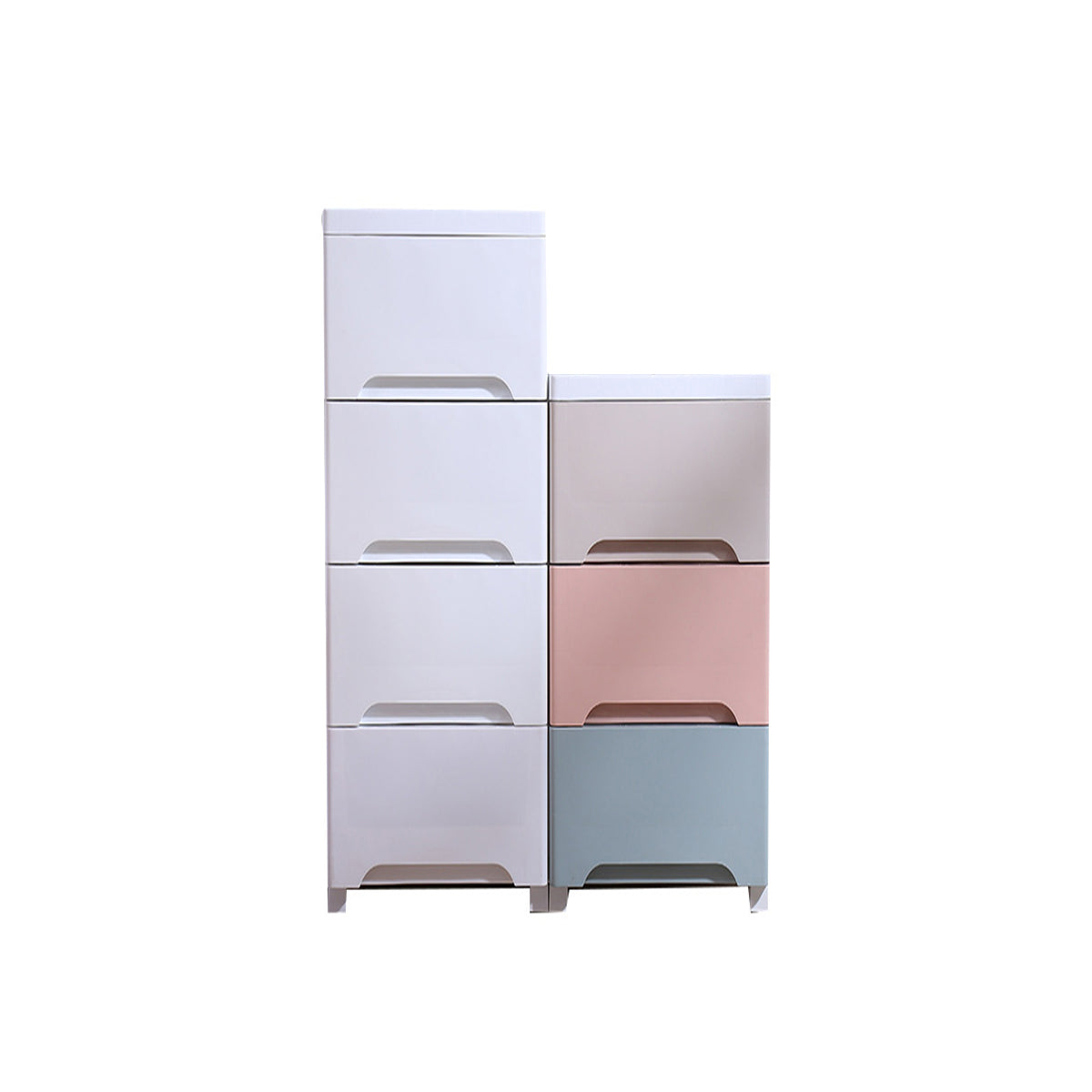 COOLBABY Plastic Cabinet 5 Drawers Storage 20 cm Macaron - COOL BABY