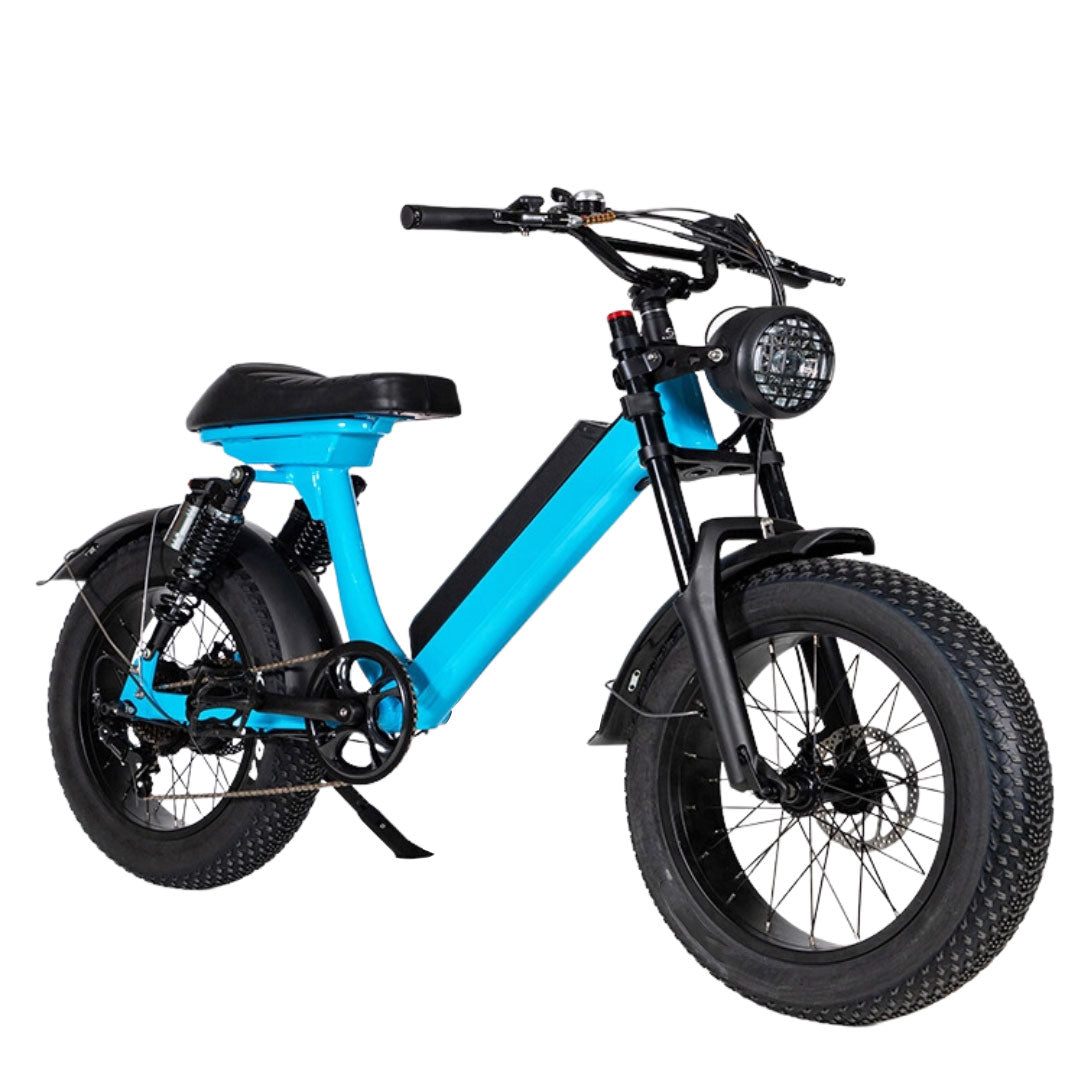 Megawheels Turbo 48V Fat Tyre Electric Bike with 500W Motor & Removable Battery - COOLBABY