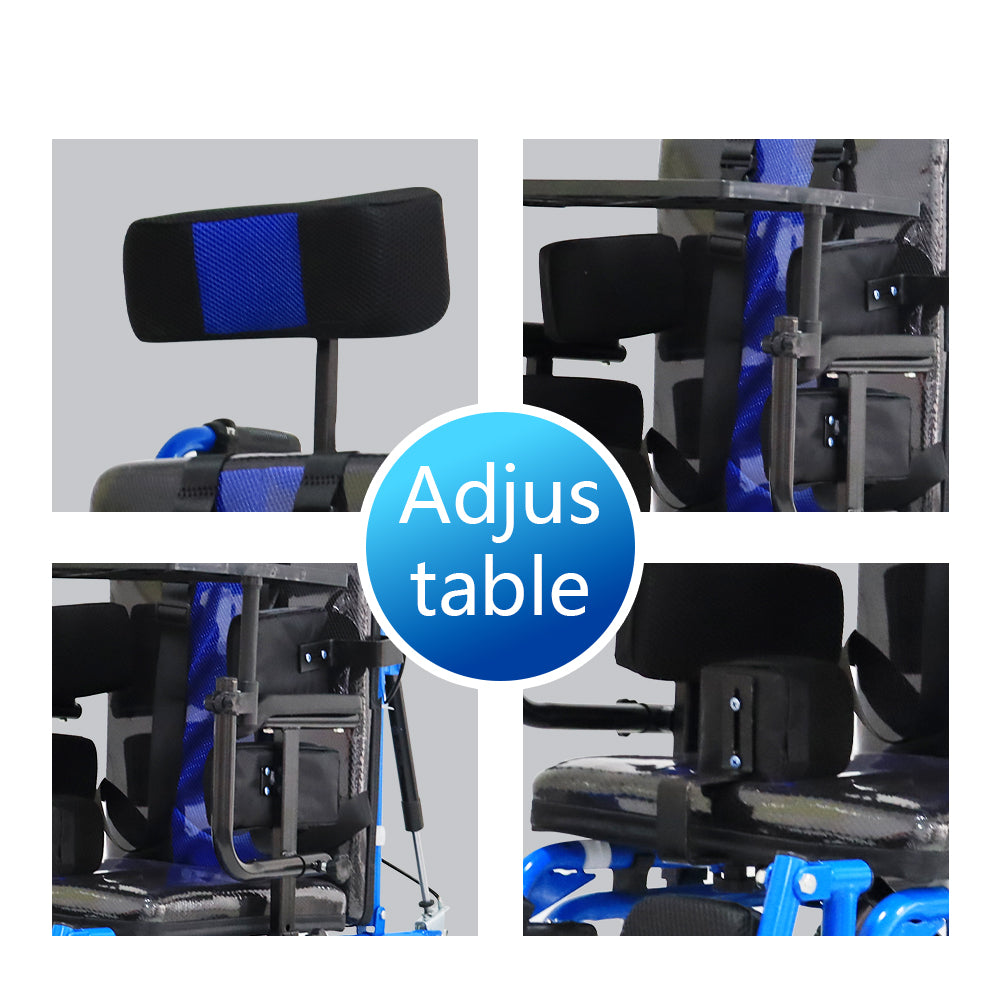 Cerebral Palsy Wheelchair for Children - Foldable Cerebral Palsy Wheelchair Pediatric Wheelchair - COOLBABY