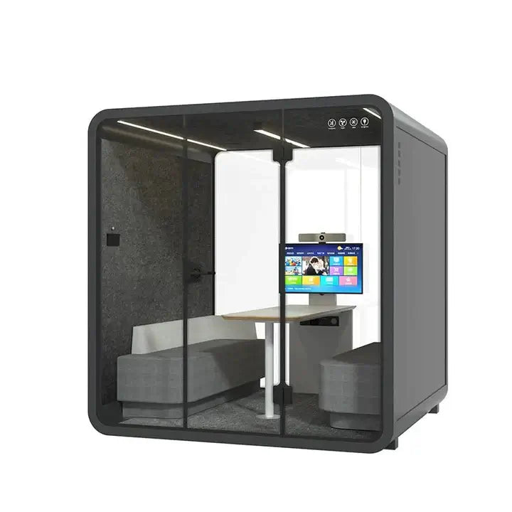 6 Person Pod Silence Booth, Office Soundproof Booth - COOLBABY