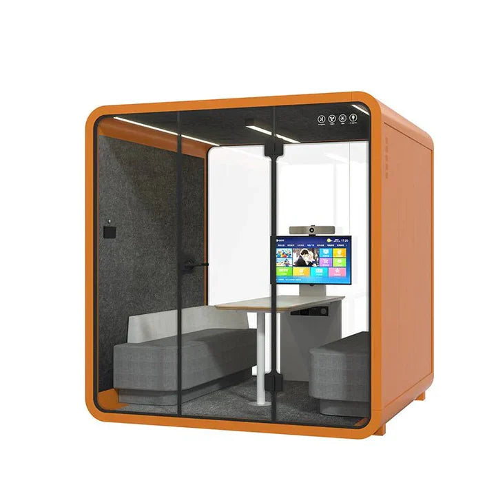 6 Person Pod Silence Booth, Office Soundproof Booth - COOLBABY