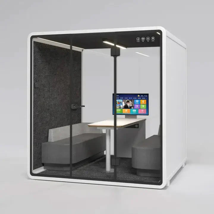 6 Person Pod Silence Booth, Office Soundproof Booth - COOLBABY