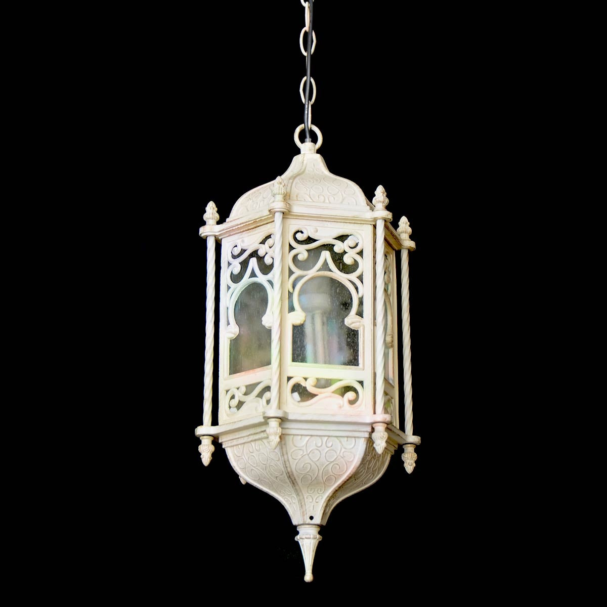 Outdoor Hanging Light OH - White/Gold