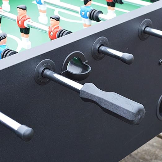 Indoor Foosball Table with Superior Hollow Steel Rods for Entertainment and Soccer Ball Games - COOLBABY