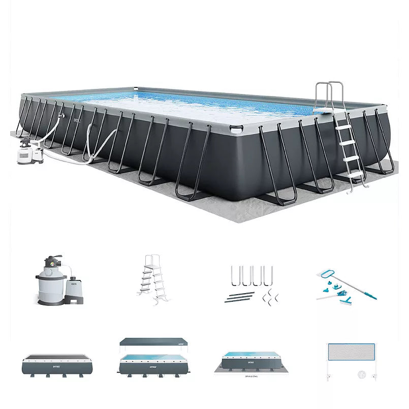 Rectangular Outdoor Swimming Pool Set With Pump ( 732 * 366 * 132 cm ) - COOLBABY