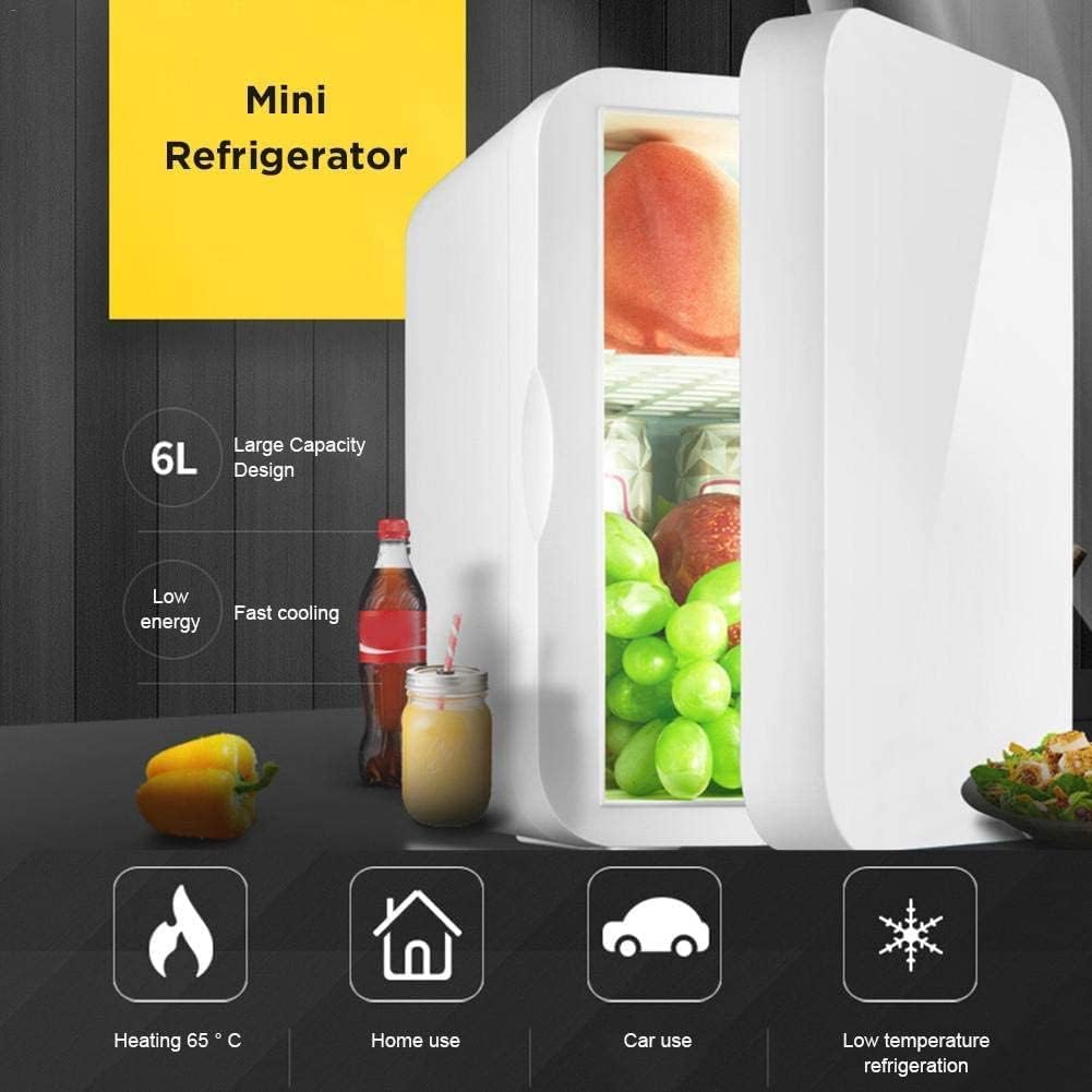 COOLBABY 8L Mini Refrigerator for Car and Home – Portable Compact Fridge and Warmer for Travel, Office, Dorm, Skincare & Medications – Dual-Use Cooler with Ultra-Quiet Low Noise Operation - COOLBABY