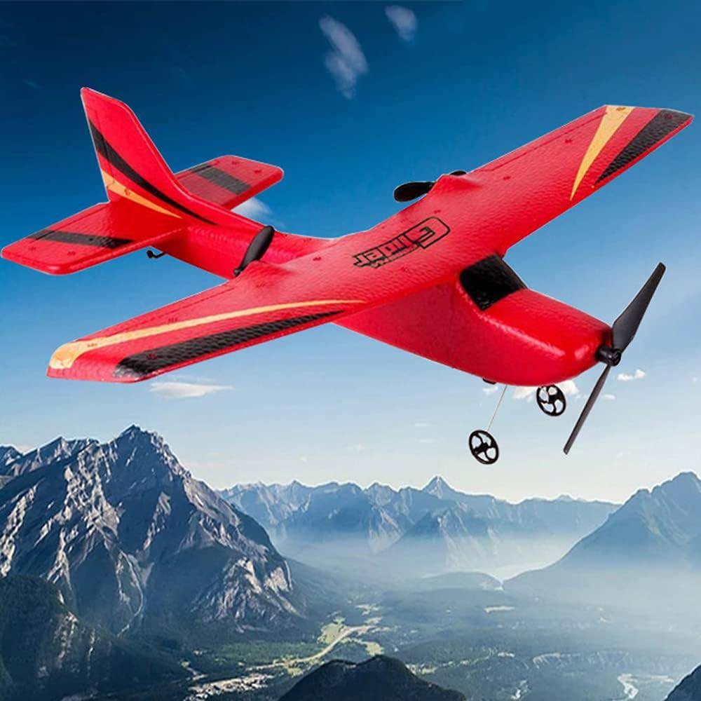 COOLBABY Remote Control Glider,2.4GFixed-Wing Model Aircraft EPP Built-in 6-Axis Gyroscope Remote Control Aircraft - COOL BABY