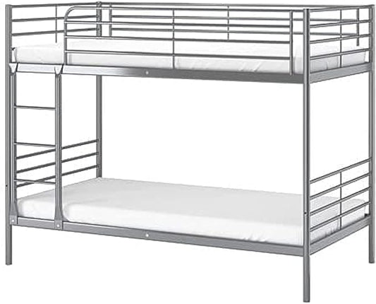 Metal Bunk Bed Silver Colour 36 kg - COOLBABY