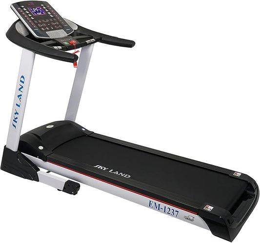 Heavy Duty AC Motor Treadmill – 7 HP Peak Power, Foldable Design with Auto Incline, Bluetooth & App Connectivity