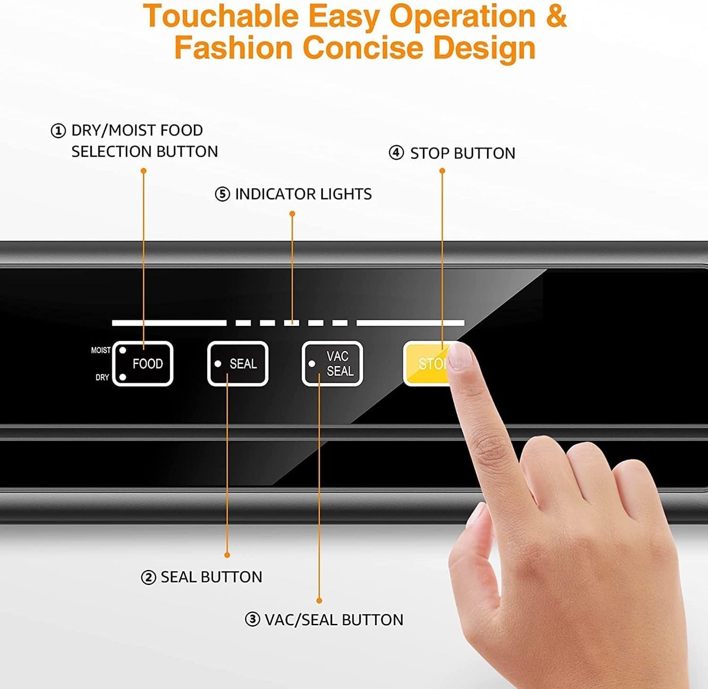 COOLBABY HDD-ZKDBJ6  Vacuum Sealer Machine with Automatic Sealing - COOL BABY