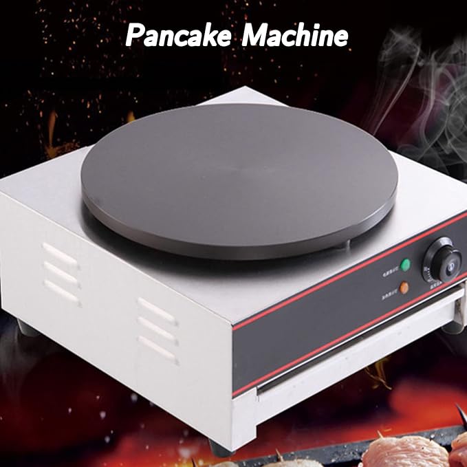 Electric crepe machine - Stainless Steel Pancake Maker - COOLBABY