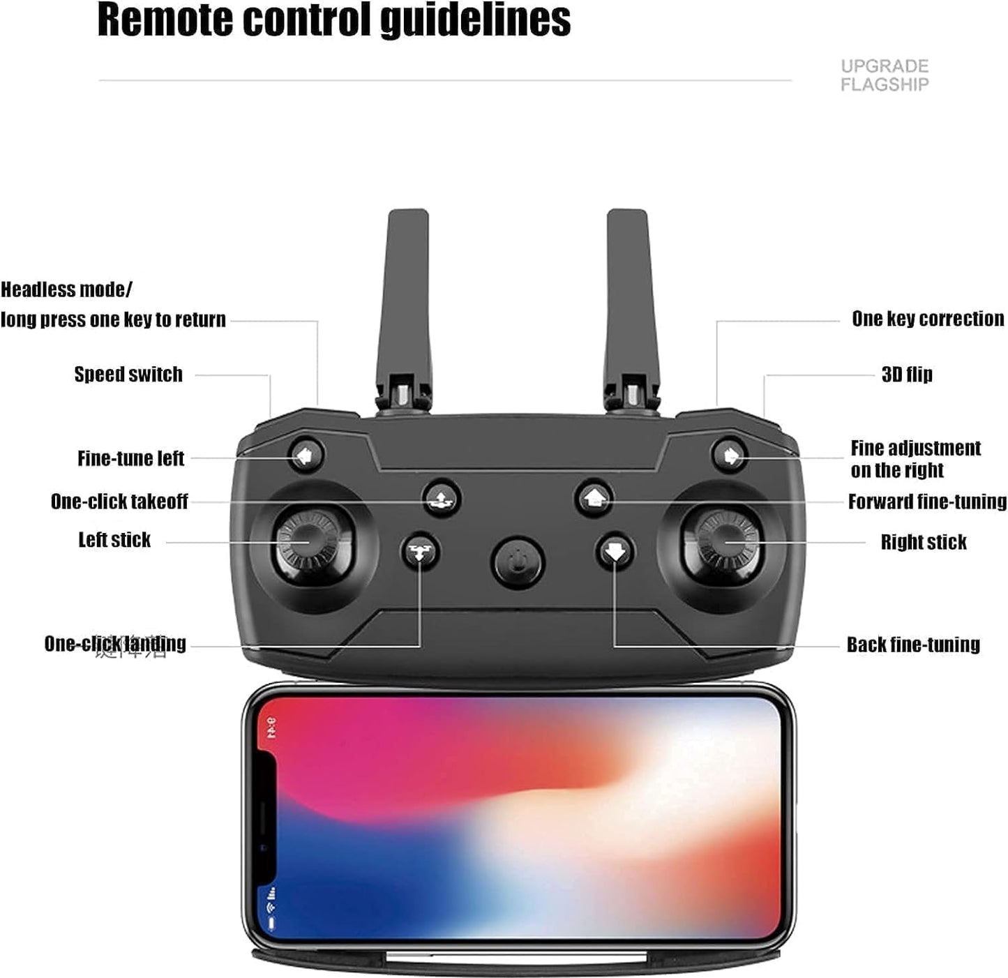 COOLBABY 4K Camera Drone with GPS – Foldable Quadcopter with Brushless Motors, Follow Me Mode, Optical Flow, Return to Home, Long Flight Time – Beginner Friendly RC Drone with Carrying Case - COOLBABY