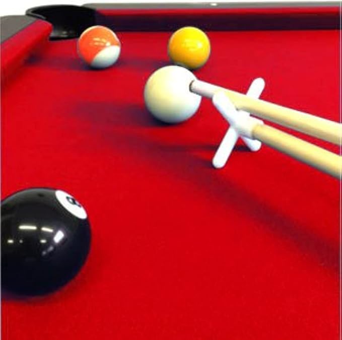 Billiard Table 9ft, Wooden Design - Red - COOLBABY