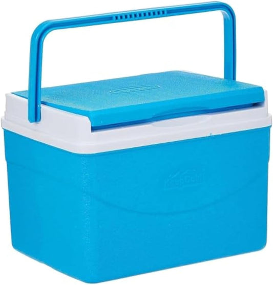Keep Cold 5L Plastic Picnic Cooler Icebox Blue – Portable Insulated Lunch Box for Camping, Beach & Travel