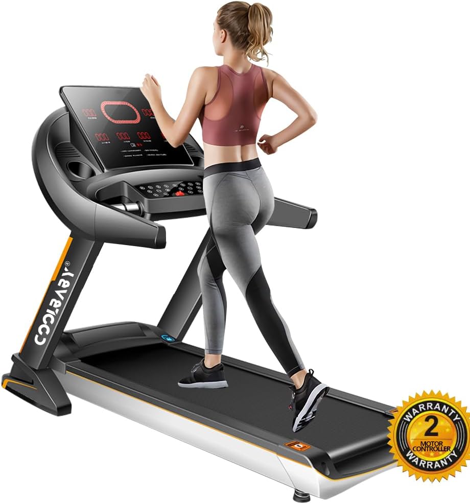 Powerful 4 HP Treadmill with Auto Incline,  Ideal for Serious Runners 2-Year Motor Warranty