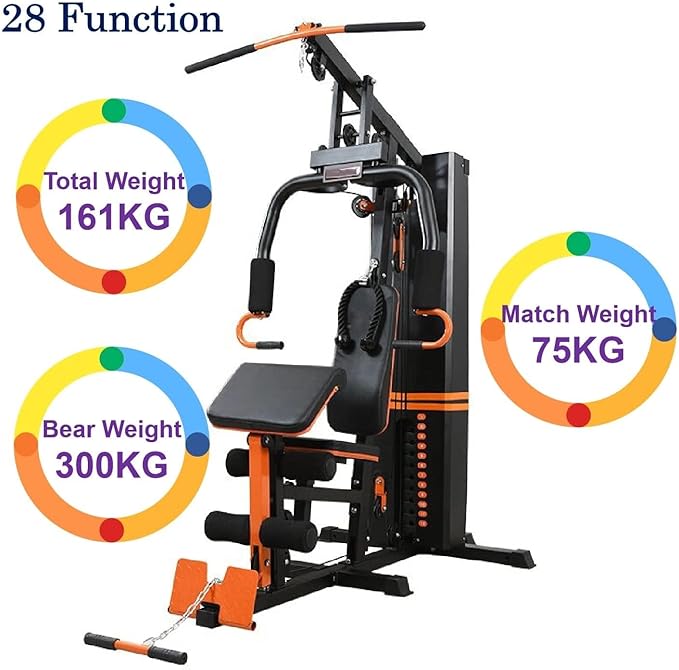 COOLBABY Ultimate All-in-One Home Gym Equipment - 28 Function Leg Developer Machine | MF-0707-1 - COOLBABY