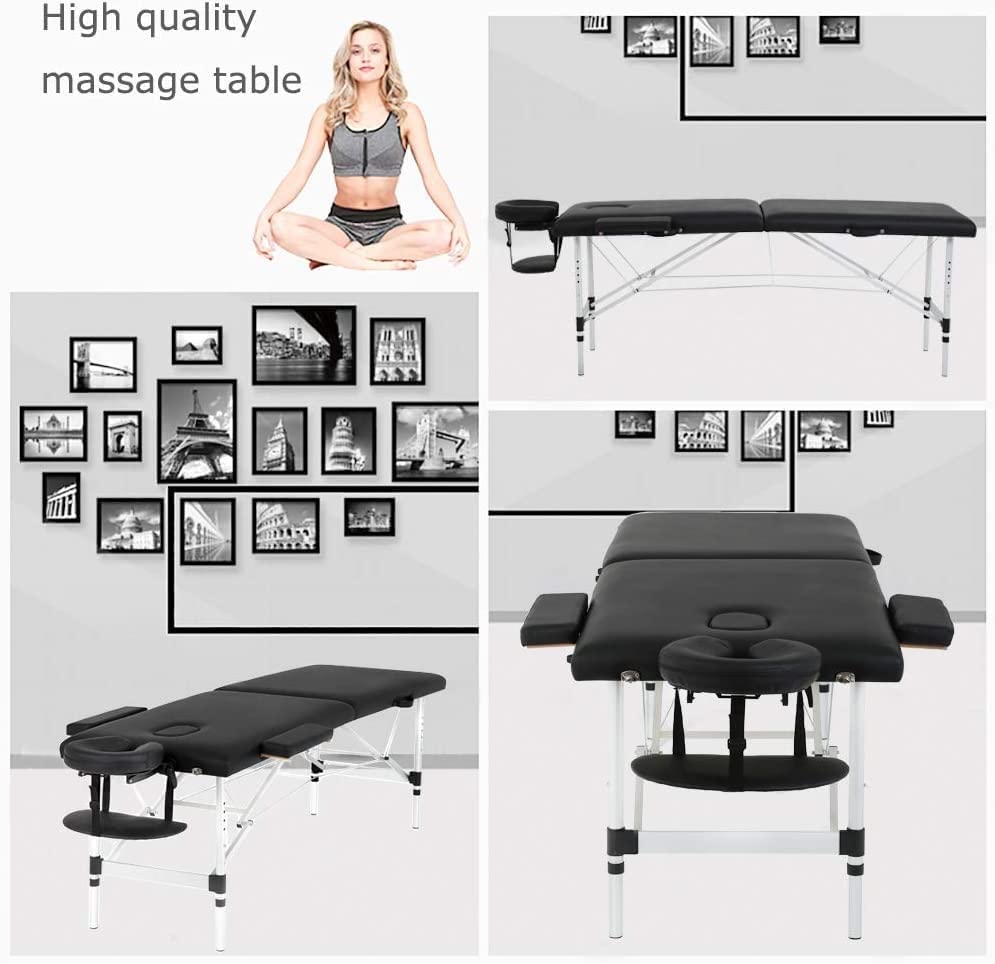 COOLBABY Portable Fitness Massage Table - Professional Adjustable Folding Bed for Ultimate Relaxation Time - COOL BABY
