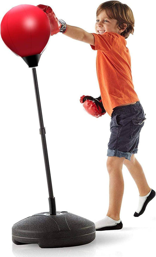 COOLBABY ETSD Punching Bag with Stand Plus Boxing Gloves, Kids Sport Toys - COOL BABY