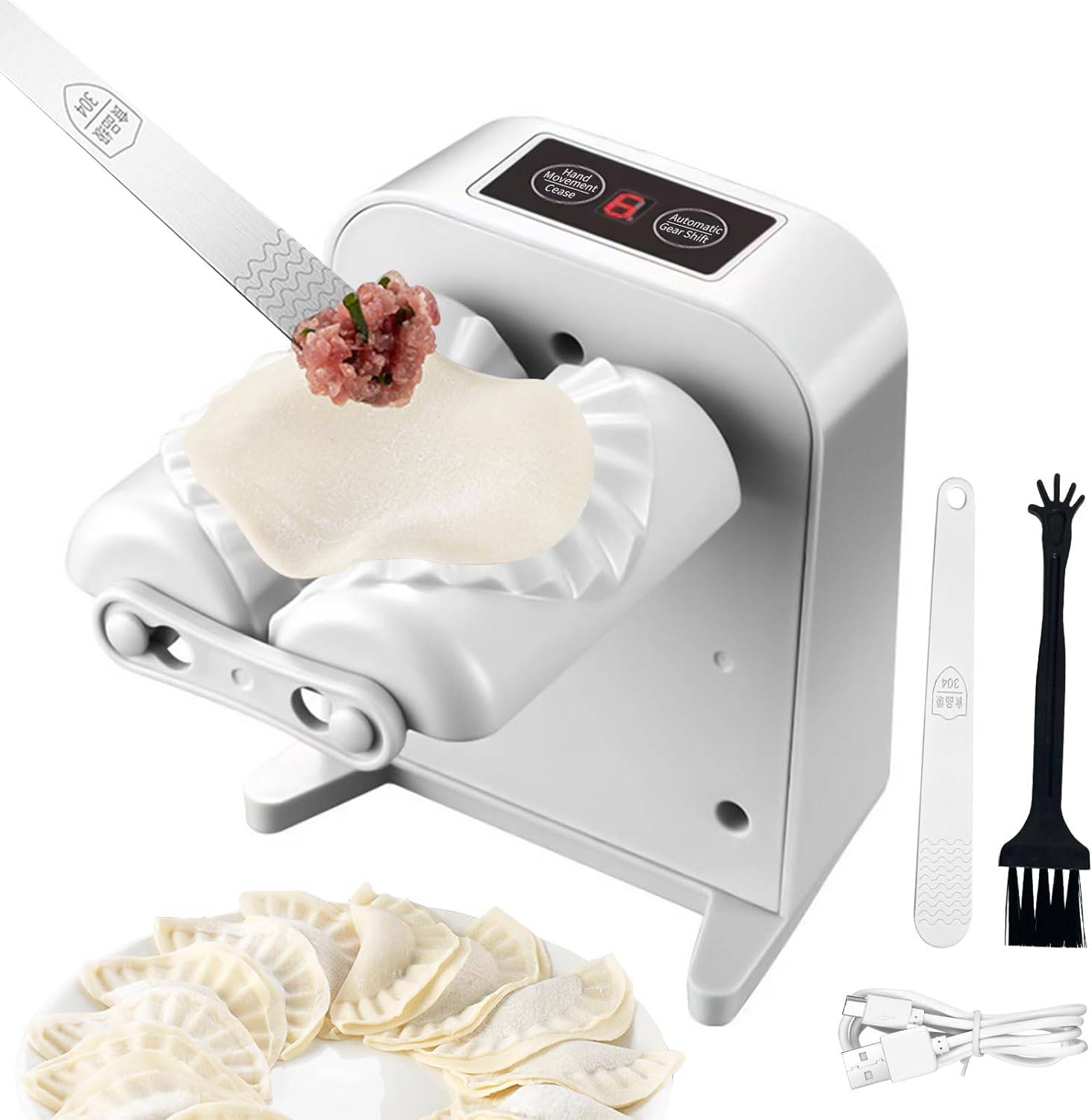 COOLBABY Automatic Electric Dumpling Maker Machine Dumpling Mould Pres