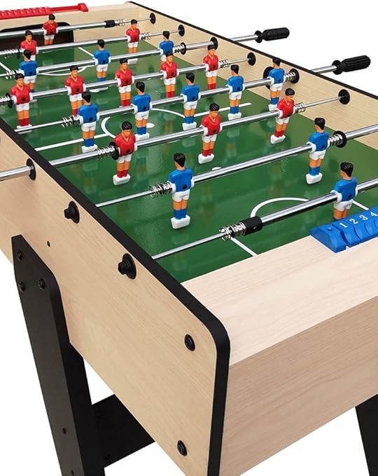 Table Foosball - Soccer, 10-in-1 Multi Game Table Set with Hockey, Foosball, Pool, and More for Family Fun - COOLBABY