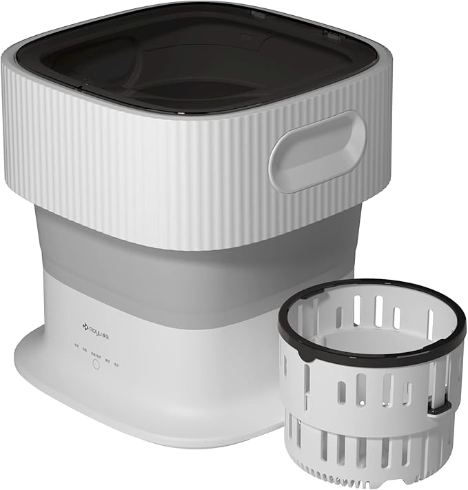 Portable Washing Machine, Foldable Mini Small Washer for Baby Clothes, Underwear or Small Items, Suitable for Apartment, Laundry, Camping, RV, Travel