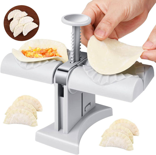 COOLBABY Fully Automatic Dumpling Machine Double Head Press Dumplings - COOL BABY