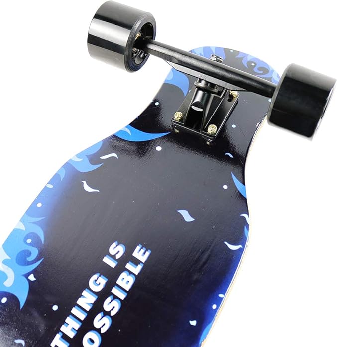 31 Inch Skateboards,7 Layer Natural Maple,Long skateboards for Kids Beginners
