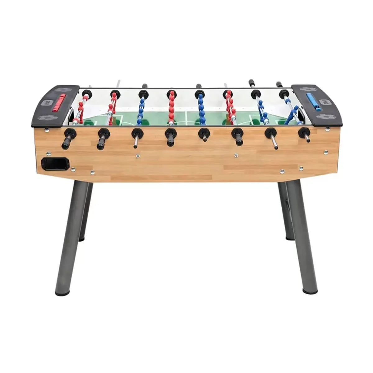 FAS Fun Teak Foosball Table - Durable Home and Commercial Use - COOLBABY