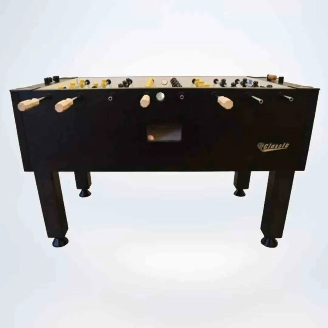 Tornado Classic Football Table - Black | Premium Foosball Table for Home & Commercial Use - COOLBABY