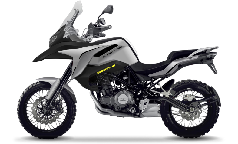 Sharmax GL 770 Ultra Touring Bike - 698cc, 73.5 HP, Liquid-Cooled - COOLBABY