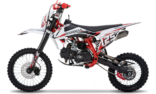 SHARMAX Power Max 125 Pit Bike - 125cc, 4-Speed, Air-Cooled Engine - COOLBABY