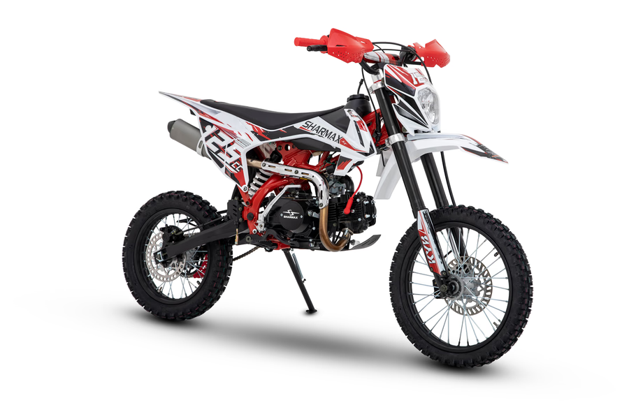 SHARMAX Power Max 125 Pit Bike - 125cc, 4-Speed, Air-Cooled Engine - COOLBABY