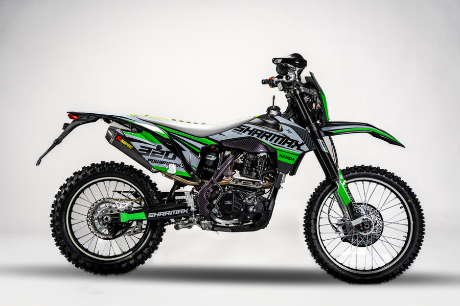 SHARMAX Power Max 320: High-Performance 280cc Enduro Motorcycle with 27 HP - COOLBABY