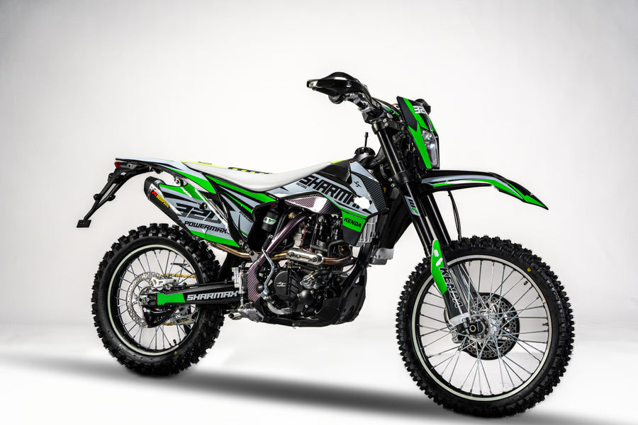 SHARMAX Power Max 320: High-Performance 280cc Enduro Motorcycle with 27 HP - COOLBABY