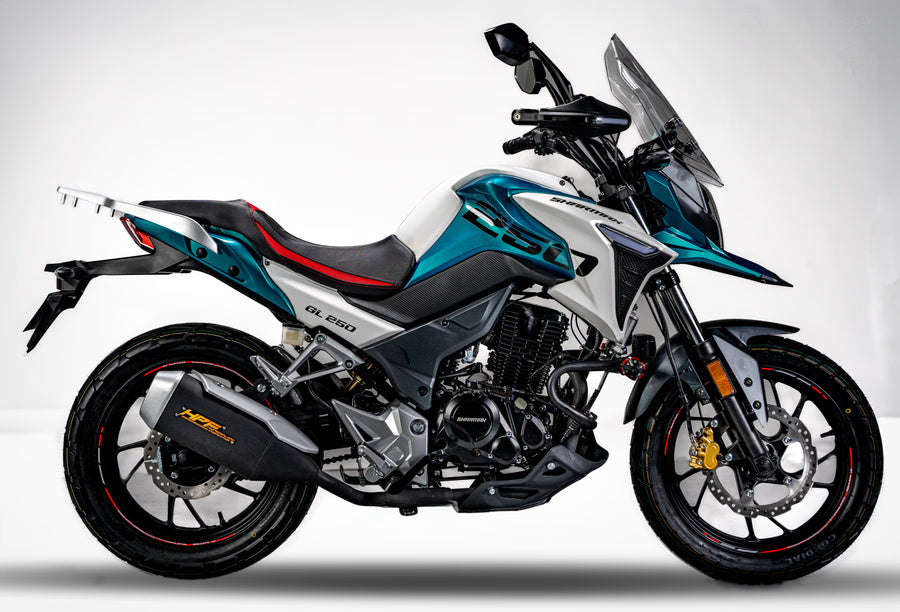 SHARMAX GL 250 Touring Bike: Powerful 250cc Motorcycle with 6-Speed Transmission - COOLBABY