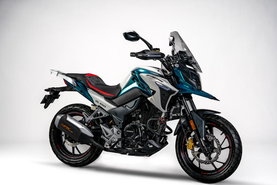 SHARMAX GL 250 Touring Bike: Powerful 250cc Motorcycle with 6-Speed Transmission - COOLBABY