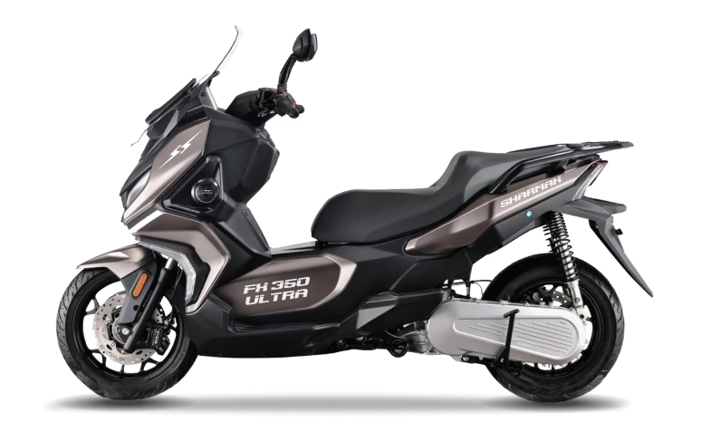 SHARMAX FX 350 Ultra Maxi Scooter: Powerful 350cc Engine, Euro-5 Compliant - COOLBABY