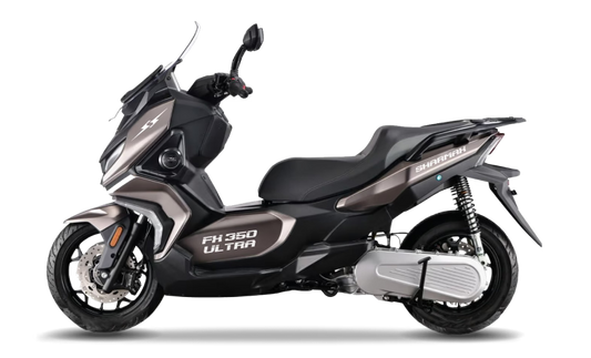 SHARMAX FX 350 Ultra Maxi Scooter: Powerful 350cc Engine, Euro-5 Compliant - COOLBABY