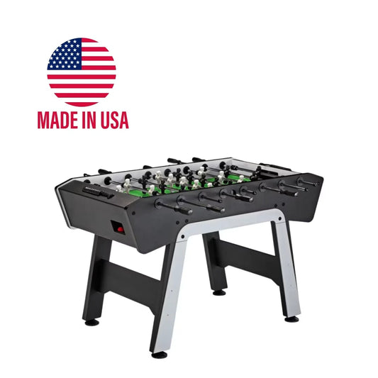 Brunswick Corner Kick Foosball Table - Home and Commercial Use with Counterbalanced Players - COOLBABY