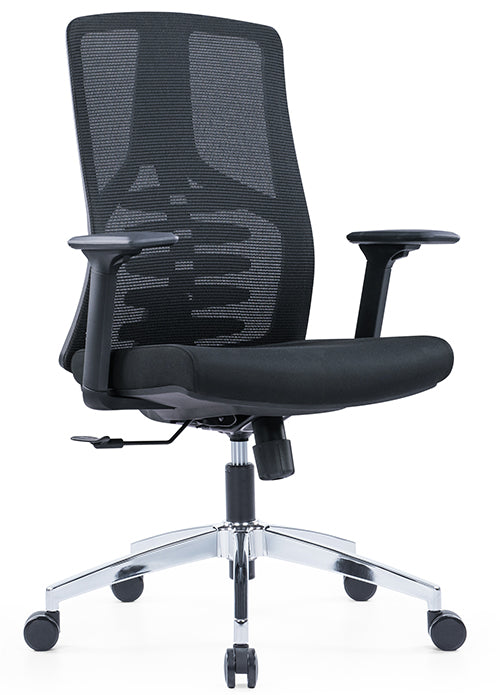 High Back Ergonomic Swivel Chair, Black Mesh Office Chair